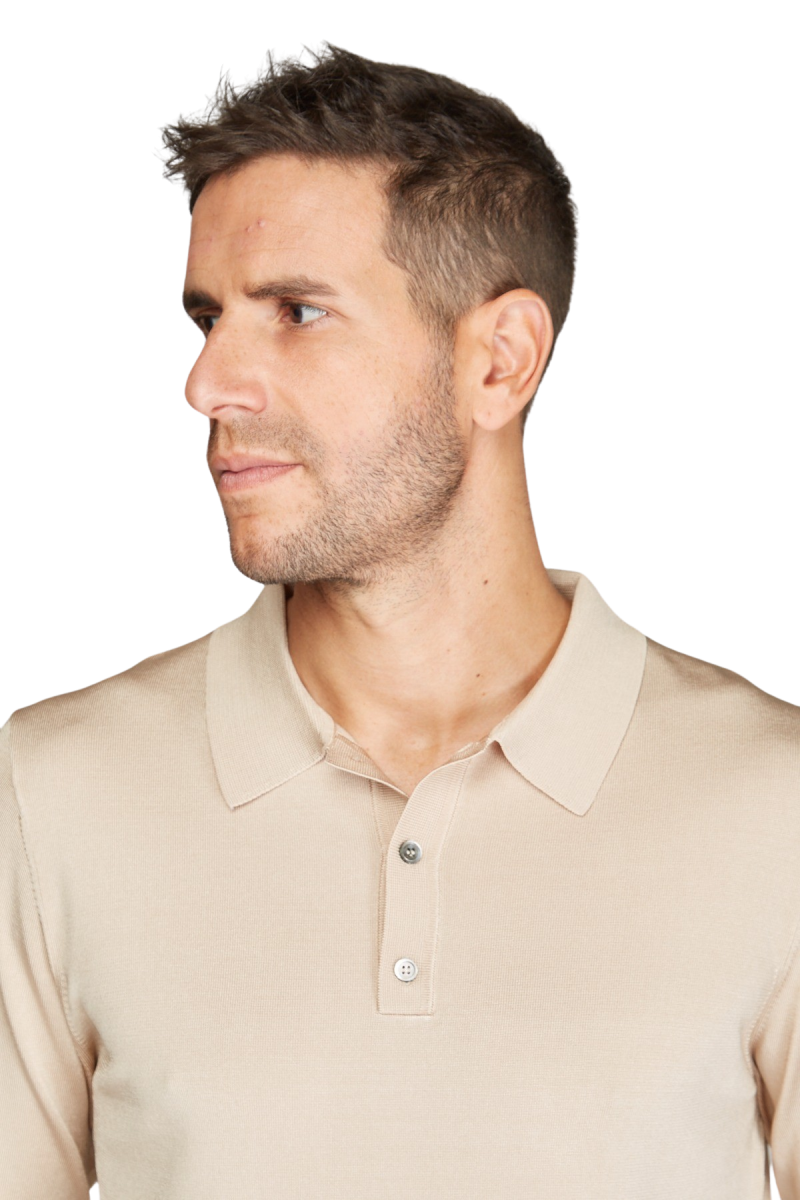 Polo Viscose manches longues