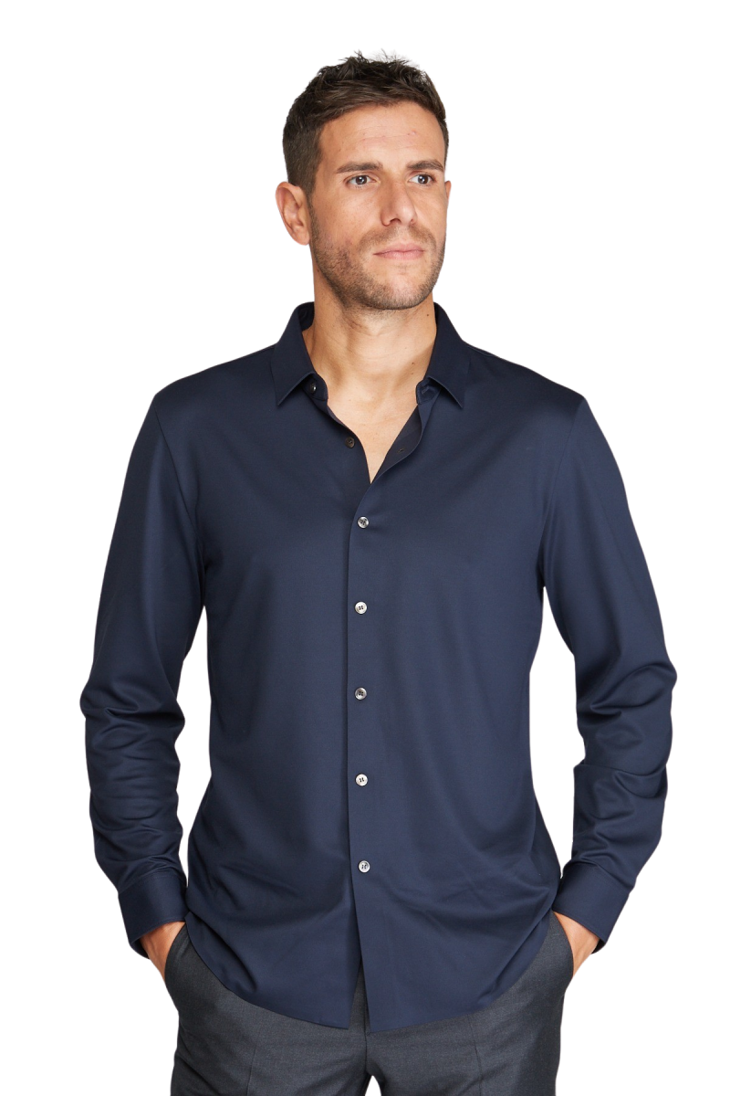 Polo chemise manches longues