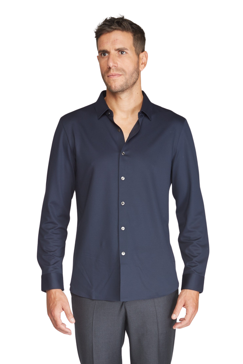 Polo chemise manches longues