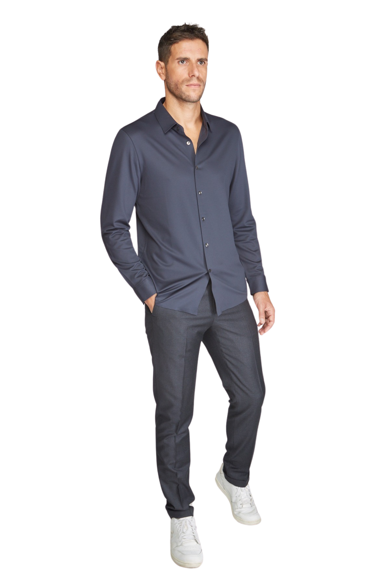 Polo chemise manches longues