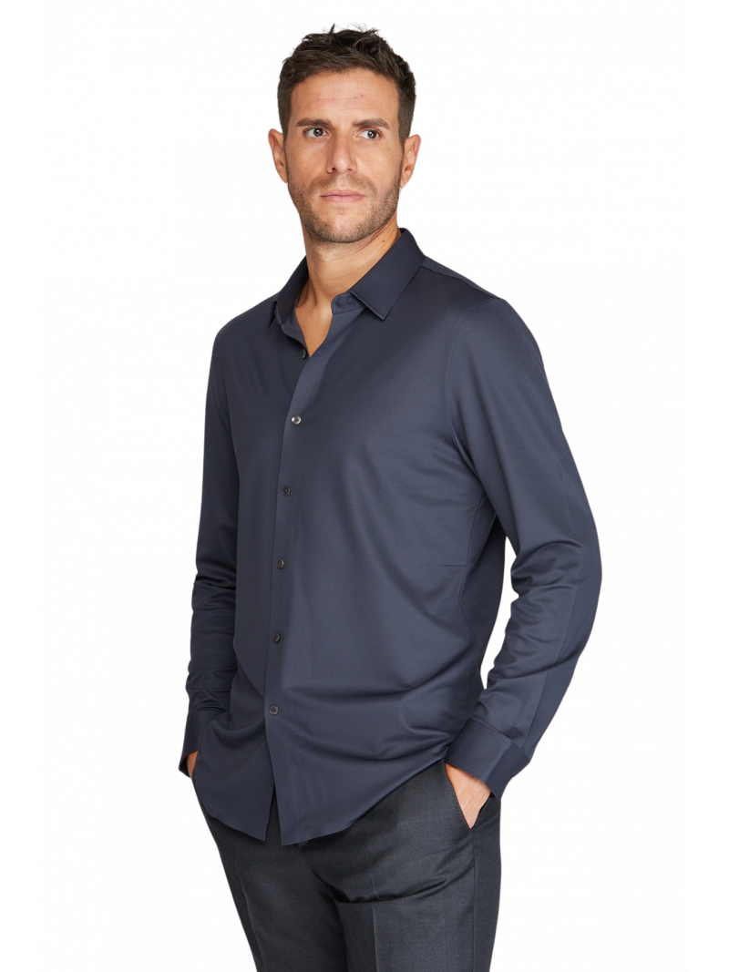 Polo chemise manches longues