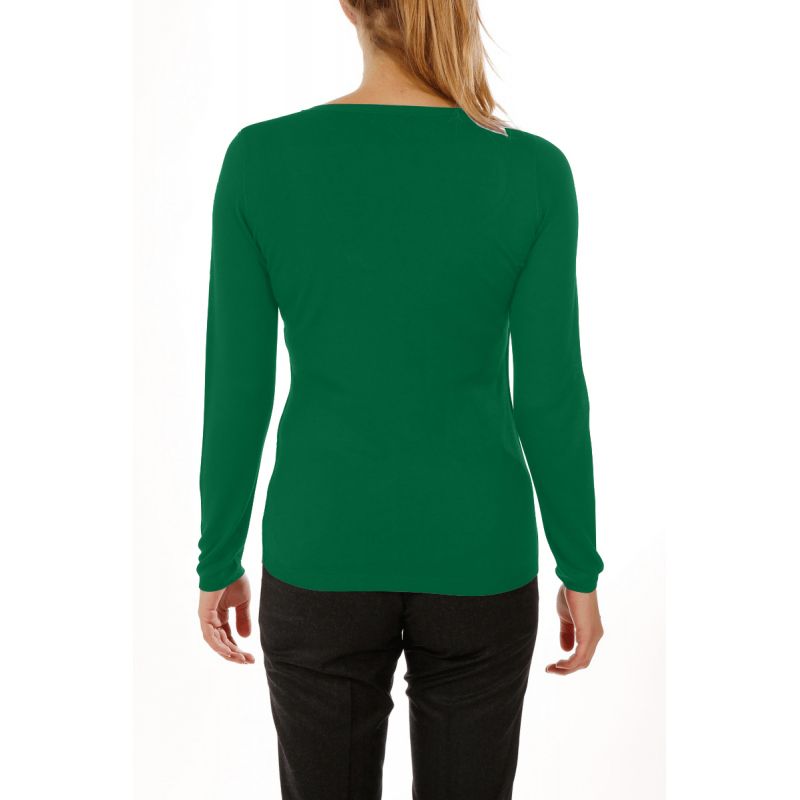 Sweater women V-neck knit bamboo cashmere