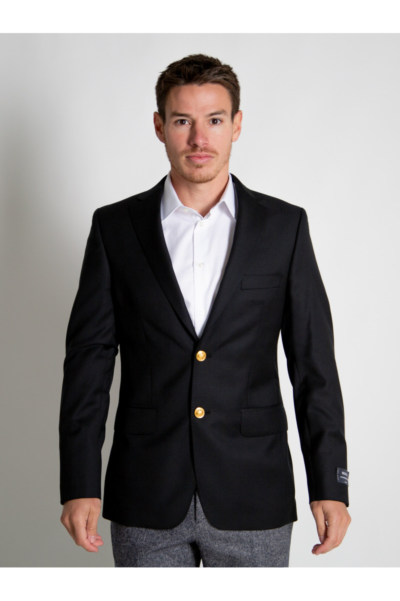 Blazer Dario ajusté pure laine piquée
