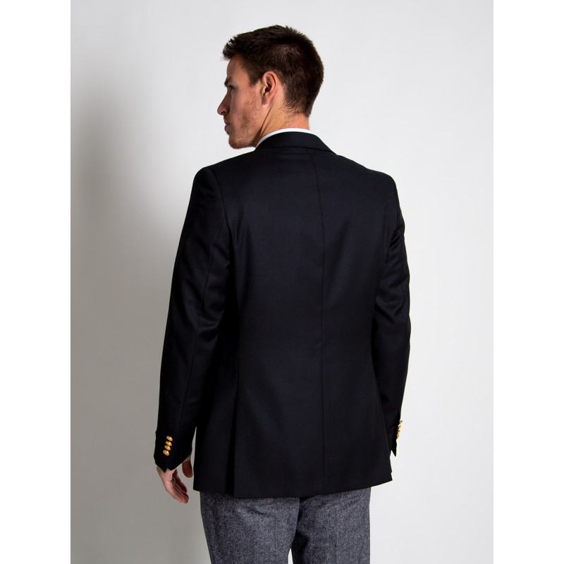 Blazer Man with golden buttons wool Reda