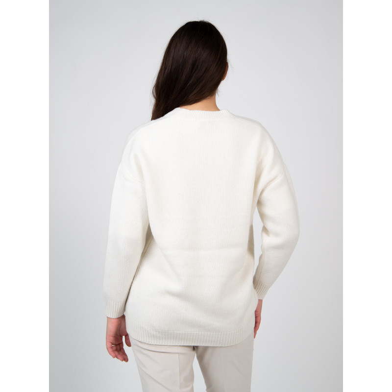 Sweater, women turtleneck cashmere and wool