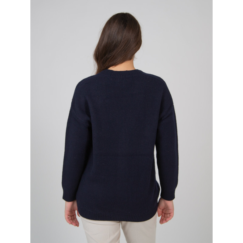 Sweater, women turtleneck cashmere and wool