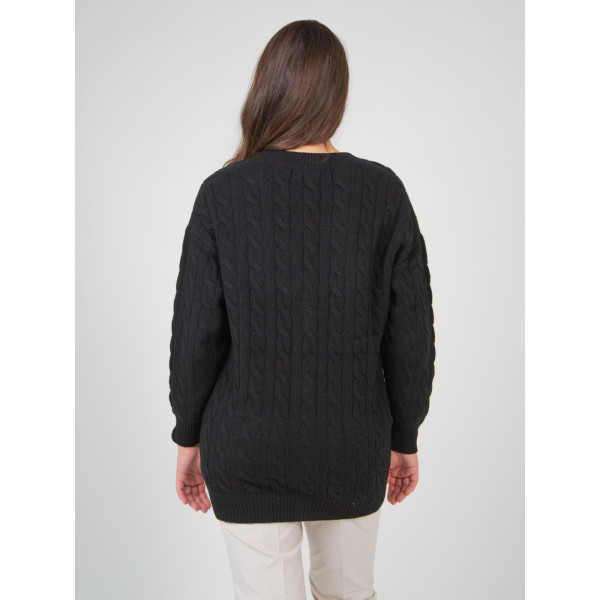 Gilet Long BRUCE FIELD En Laine Mérinos Vieux Rose - Taille 38 - Neuf Sans étiquettes
