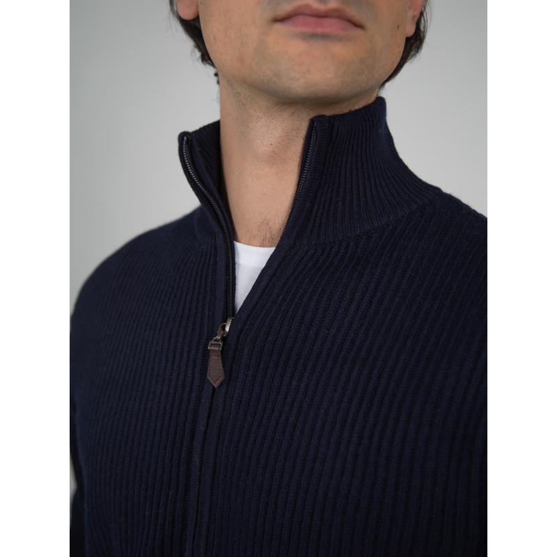 Mens sweater round neck 100% Merino Honeycomb