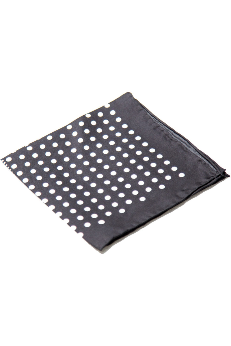 Pochette de costume en pure soie aux motifs fantaisie