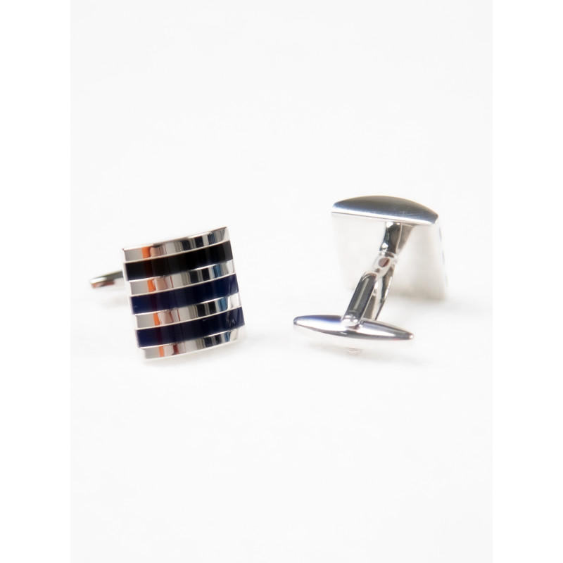 Bicolor Rectangular Cufflinks