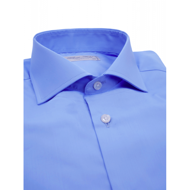 Shirt slim fit classic pure cotton Italian collar 