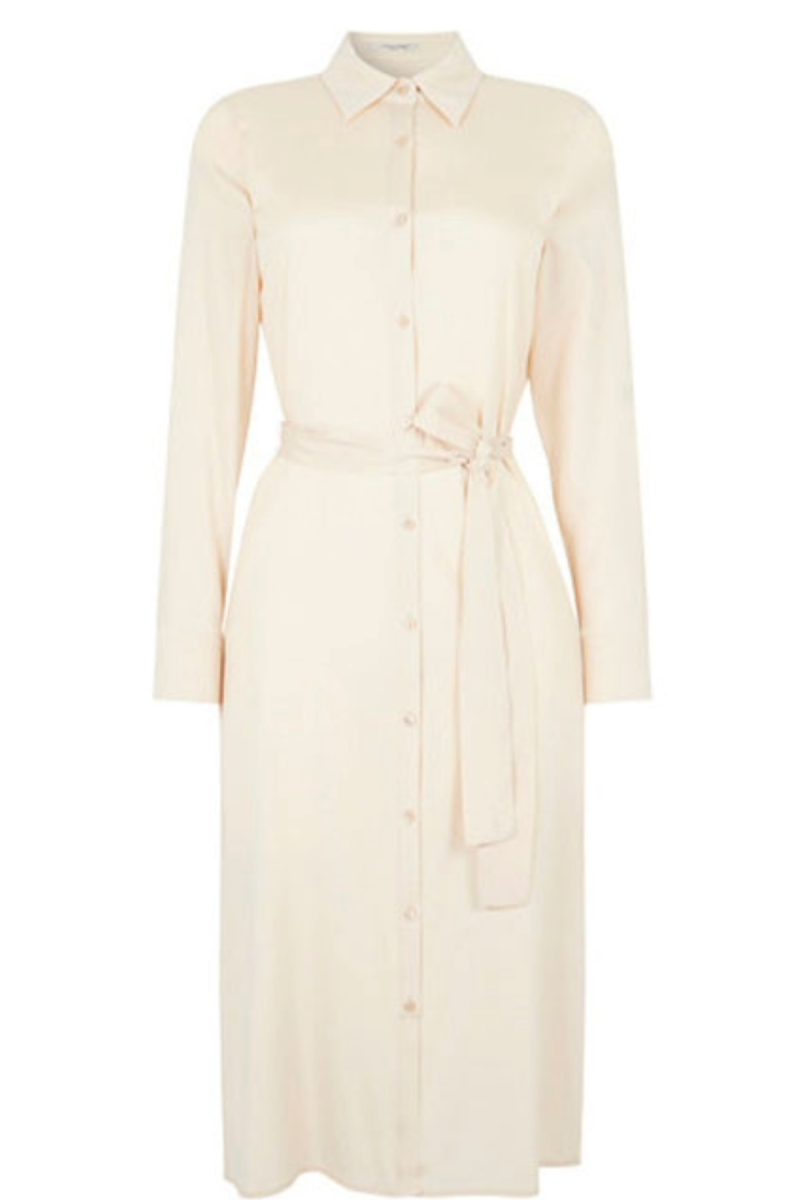 Robe pure soie à fleur