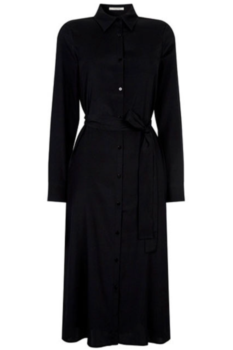 Robe pure soie à fleur