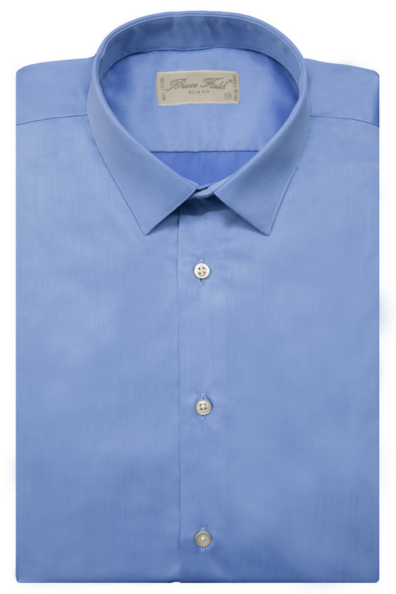 Chemise homme Benton cintrée blanc uni