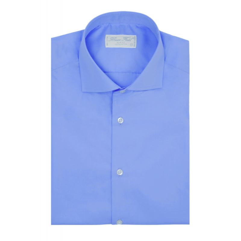 Shirt slim fit classic pure cotton Italian collar