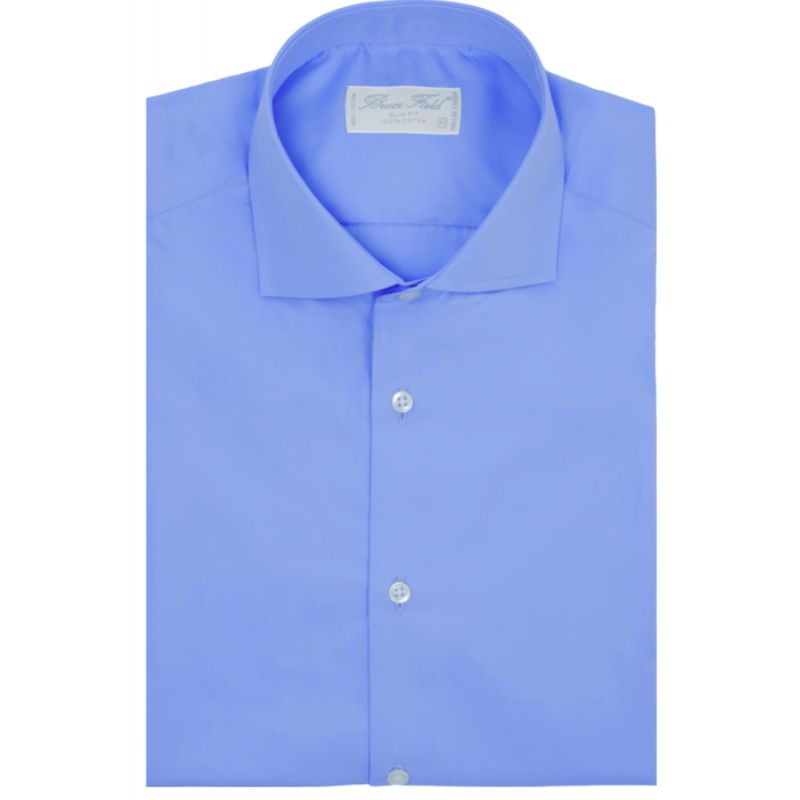 Shirt slim fit classic pure cotton Italian collar