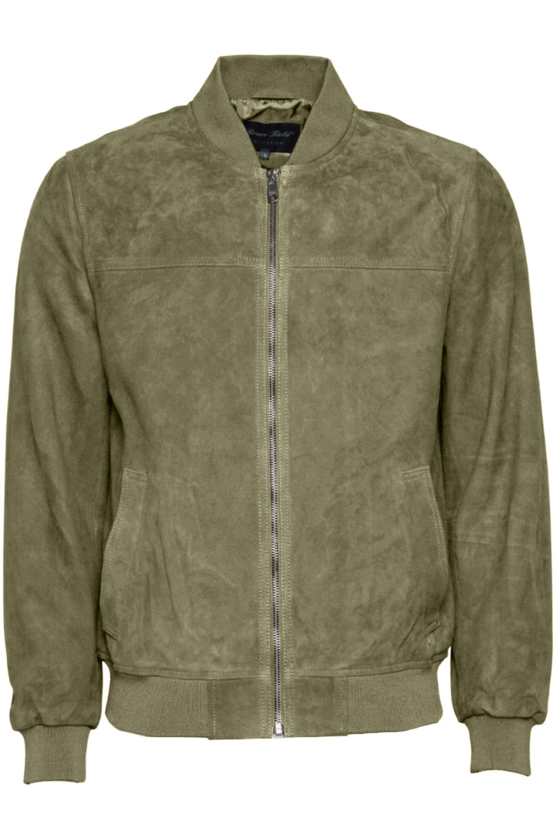 Blouson Teddy en daim
