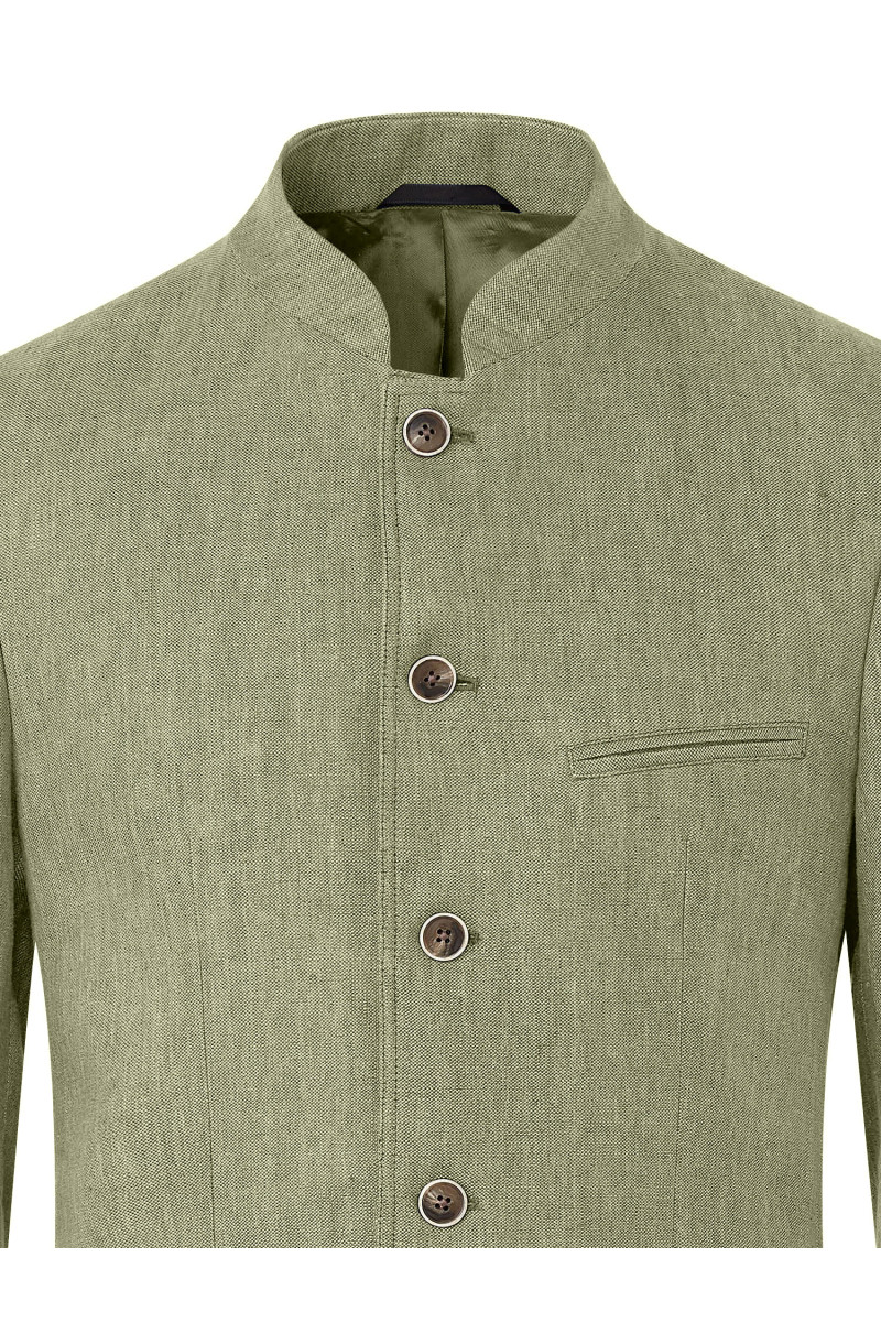 Veste col Mao 100% Lin epais