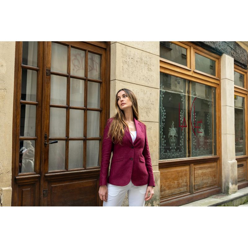 Daniela fitted palatine velvet jacket