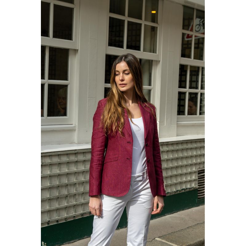 Daniela fitted palatine velvet jacket