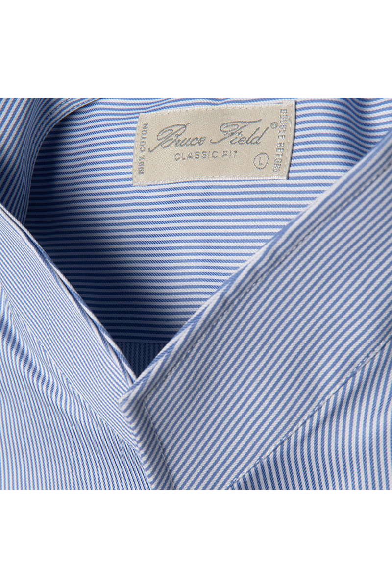 Chemise Aldo coupe droite à col montant en pur coton Pessoa