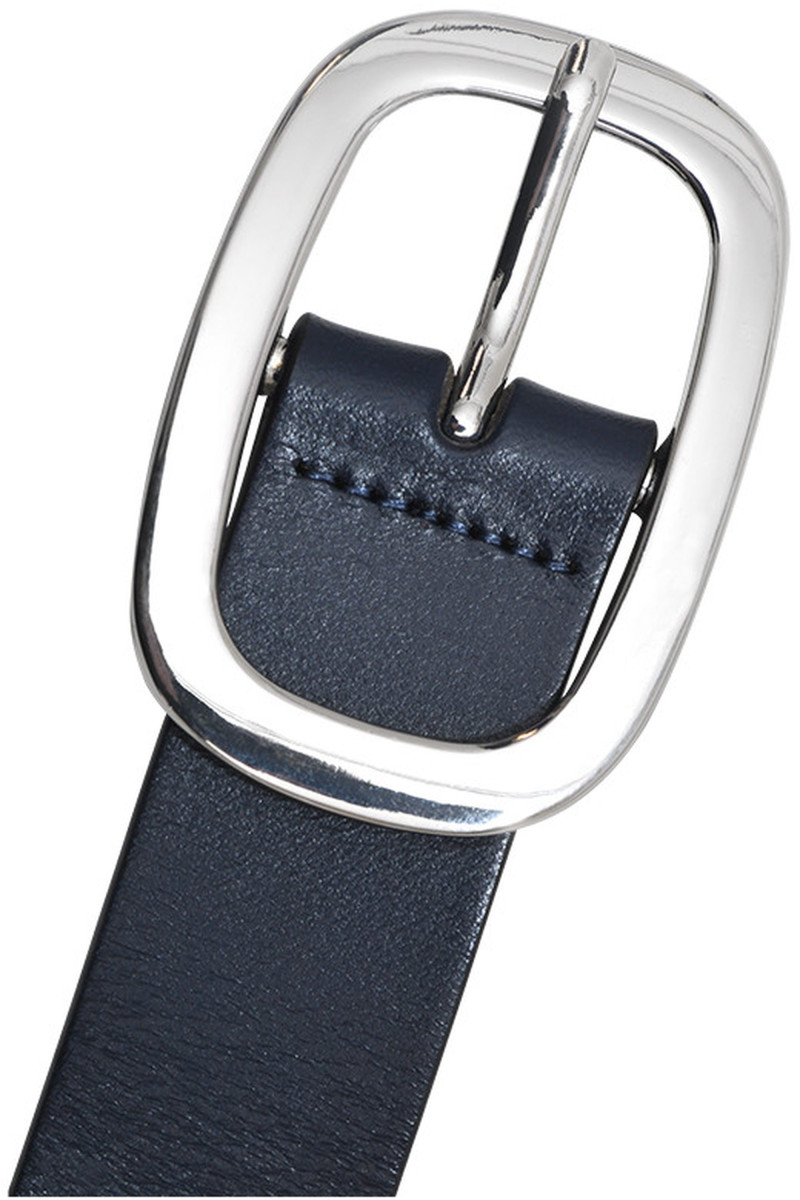 Braided belt in leather