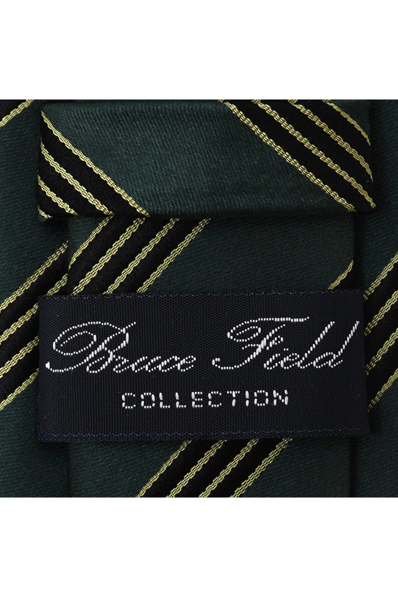 Tie in pure silk with stripes