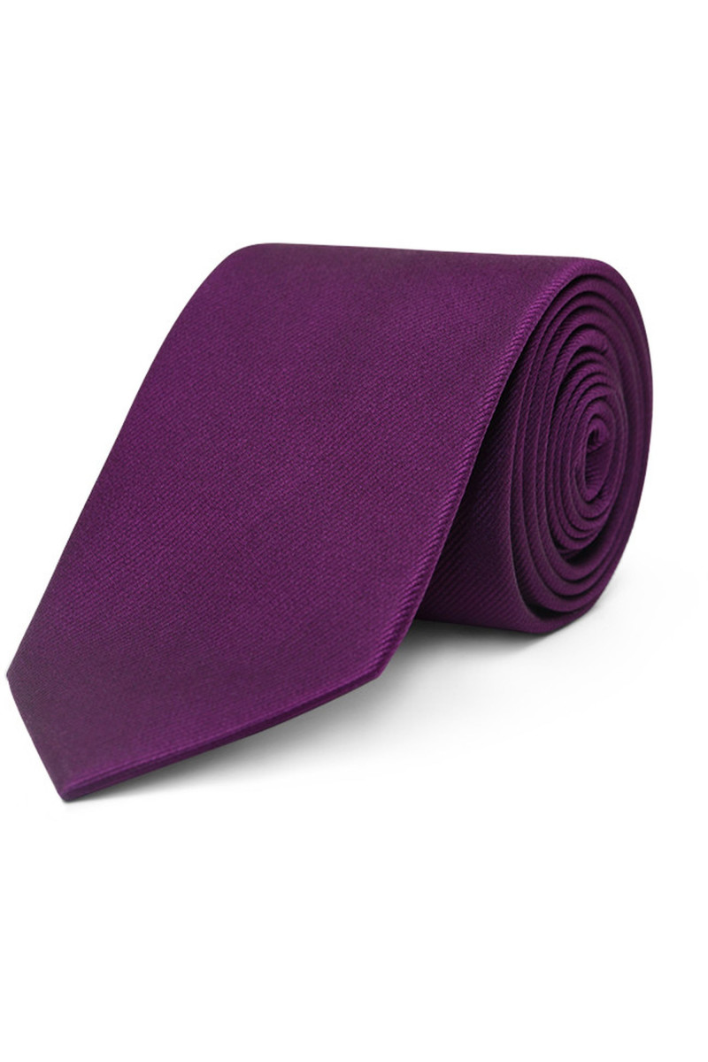 Tie pure silk fine rib