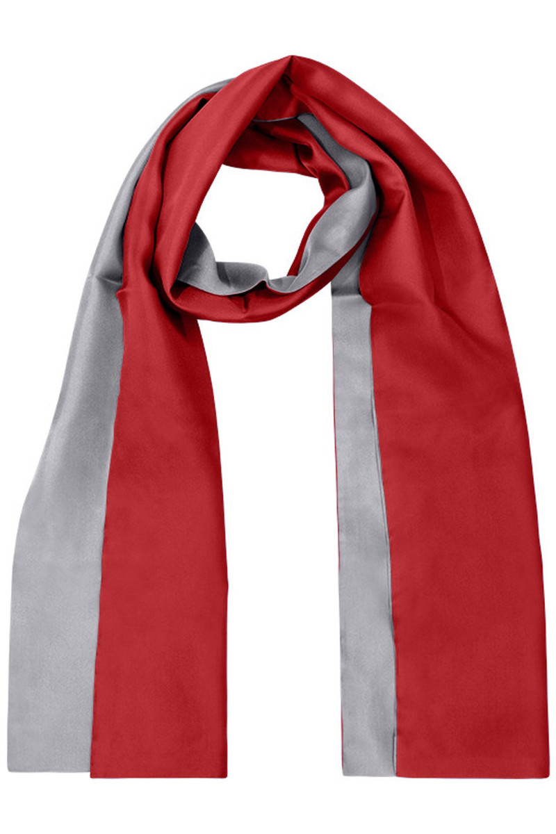 Foulard en pure soie bicolor
