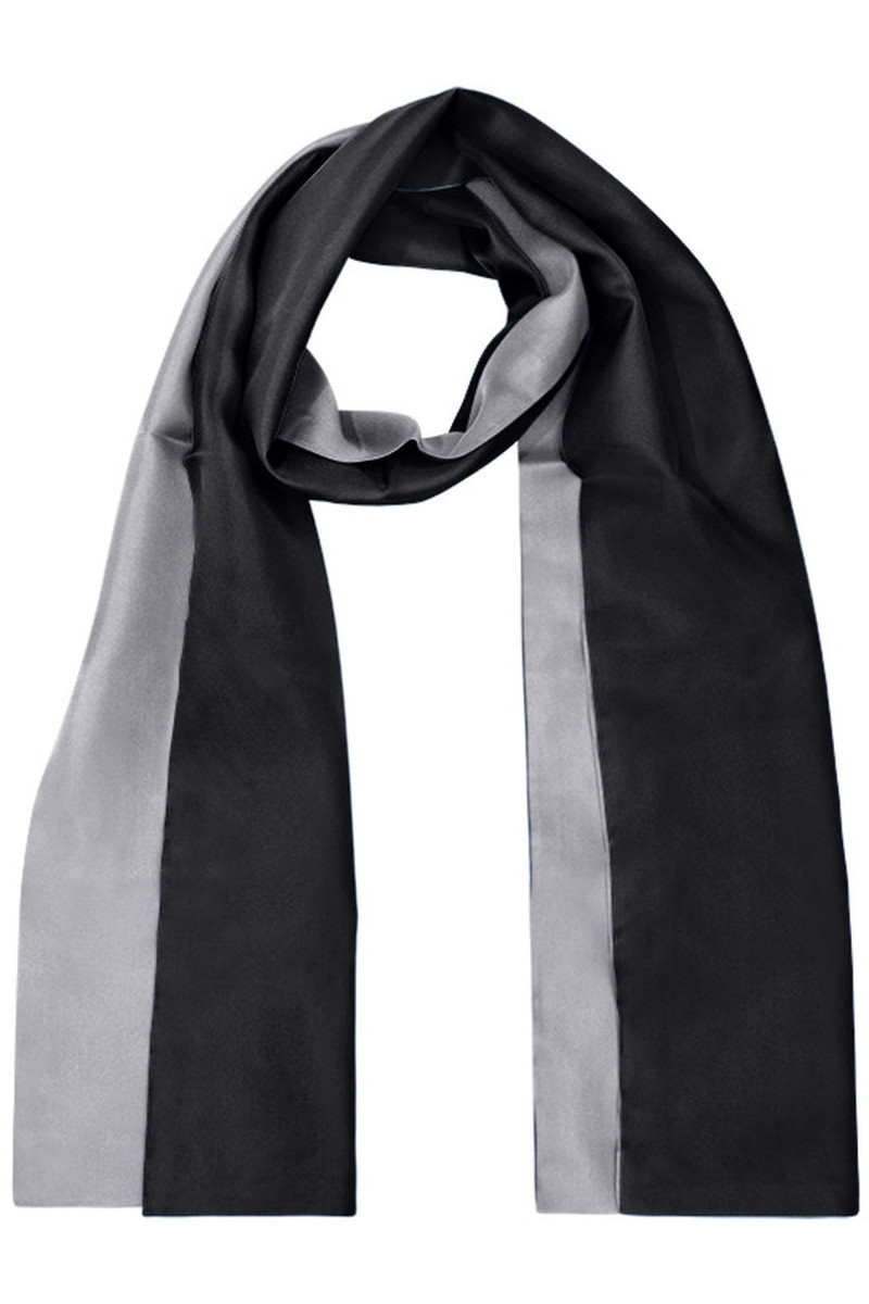 Foulard en pure soie bicolor