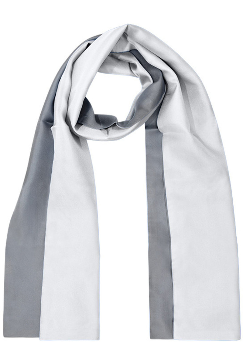 Foulard en pure soie bicolor