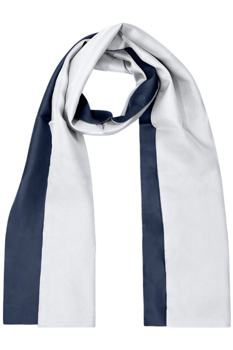 Foulard en pure soie bicolor