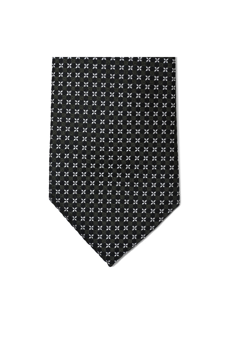 Tie pure silk silver bullets