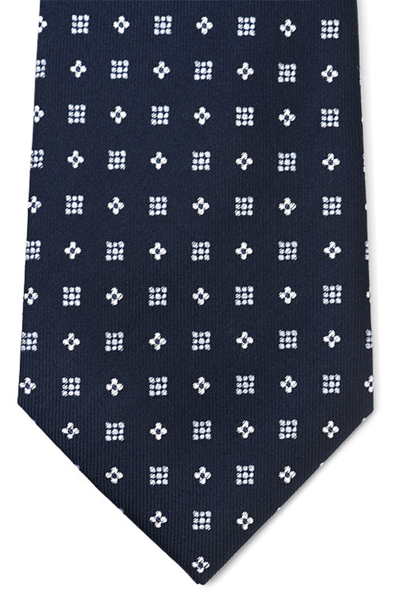 Tie pure silk silver bullets