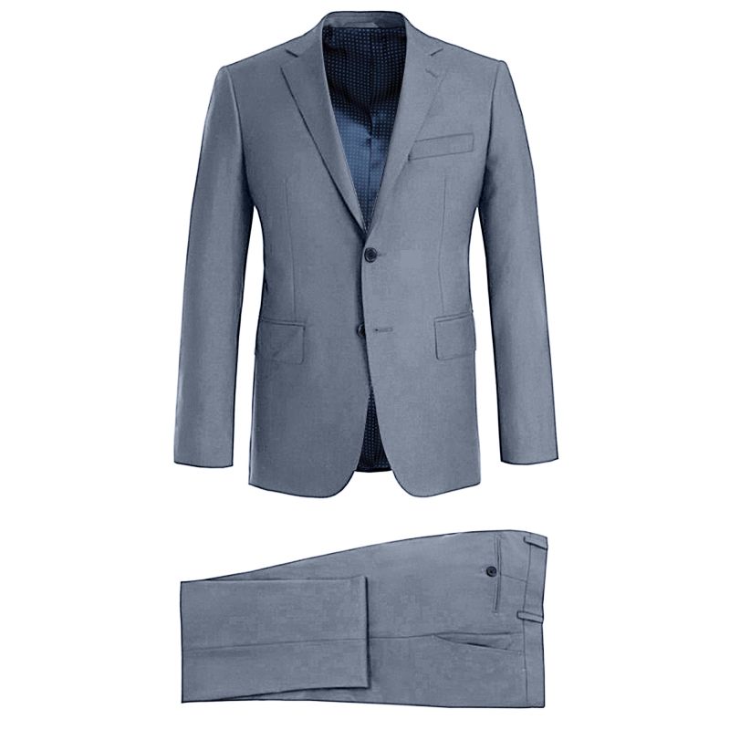 Costume Dario Fil à Fil coupe ajusté pure laine Vitale Barberis Canonico