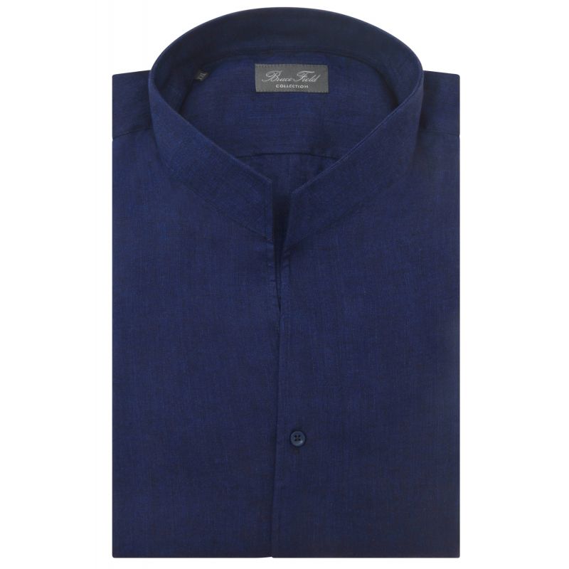 copy ofcopy ofChemise cintrée col Mao en 100% lin