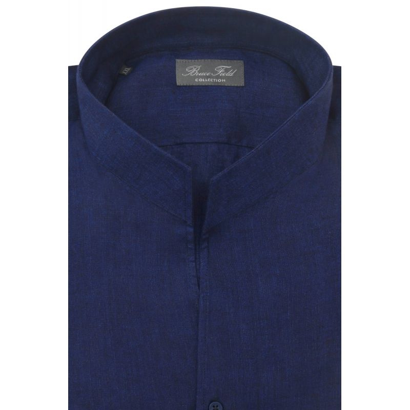 copy ofcopy ofChemise cintrée col Mao en 100% lin