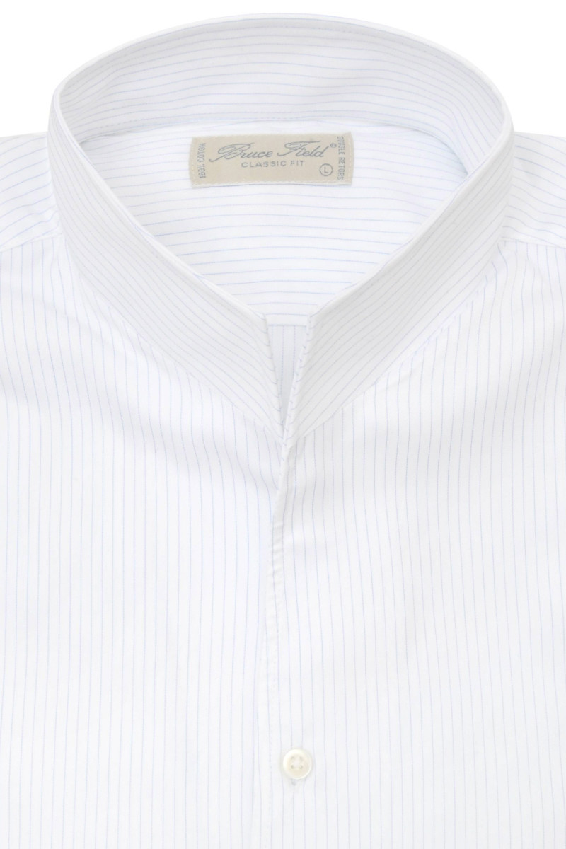 copy ofcopy ofShirt Aldo classic fit with open high collar in coton Palma