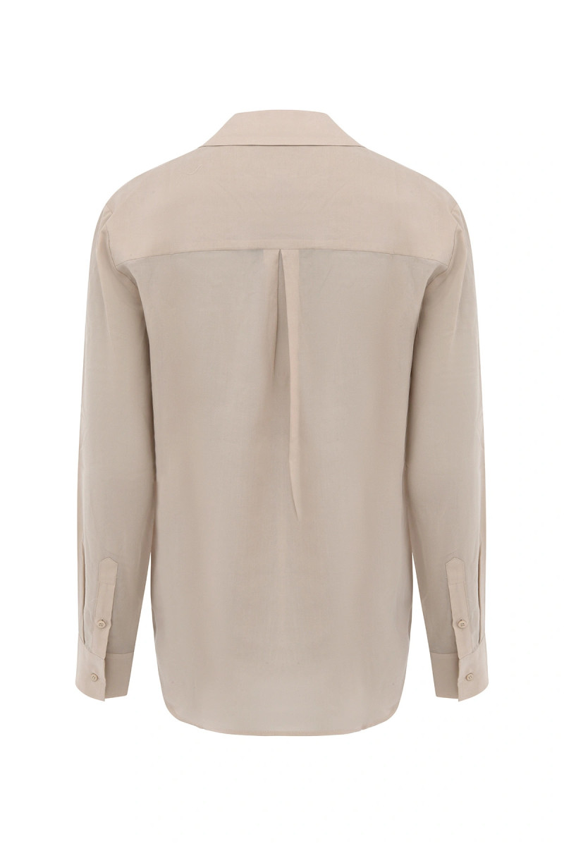 Chemisier coupe droite Valou en tencel