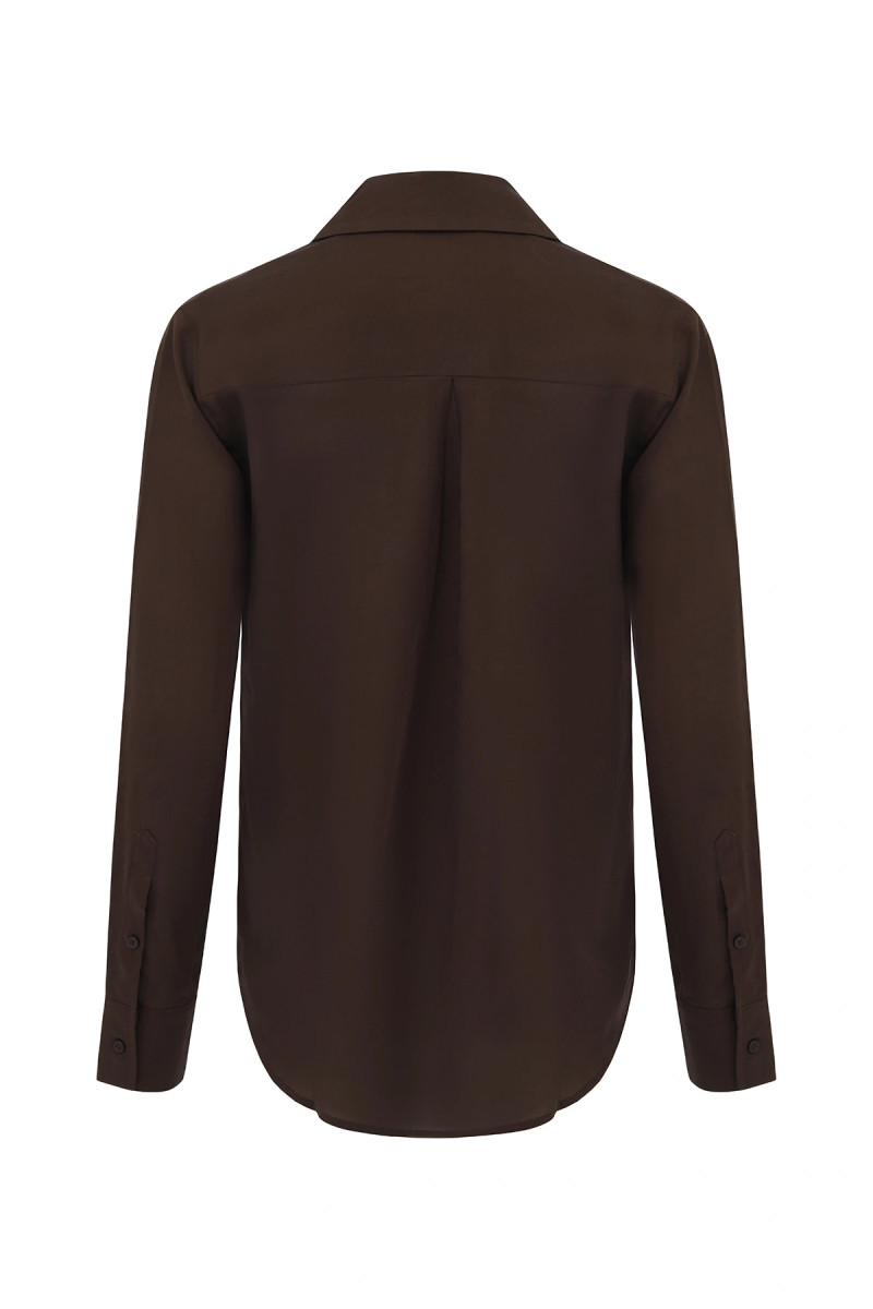 Chemisier coupe droite Valou en tencel