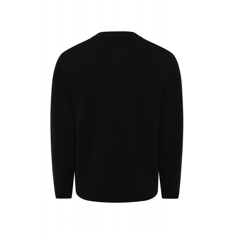 Cardigan zip man 100% Merino wool thick