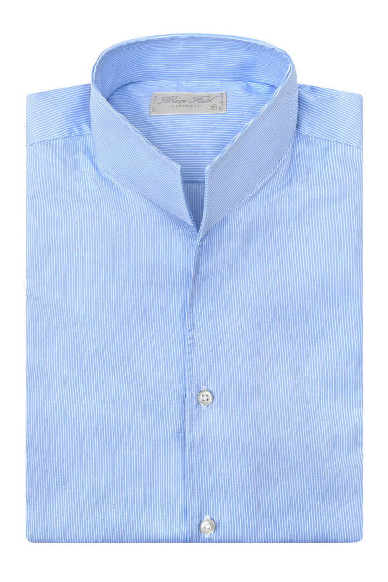 copy ofChemise Aldo coupe droite à col montant en pur coton