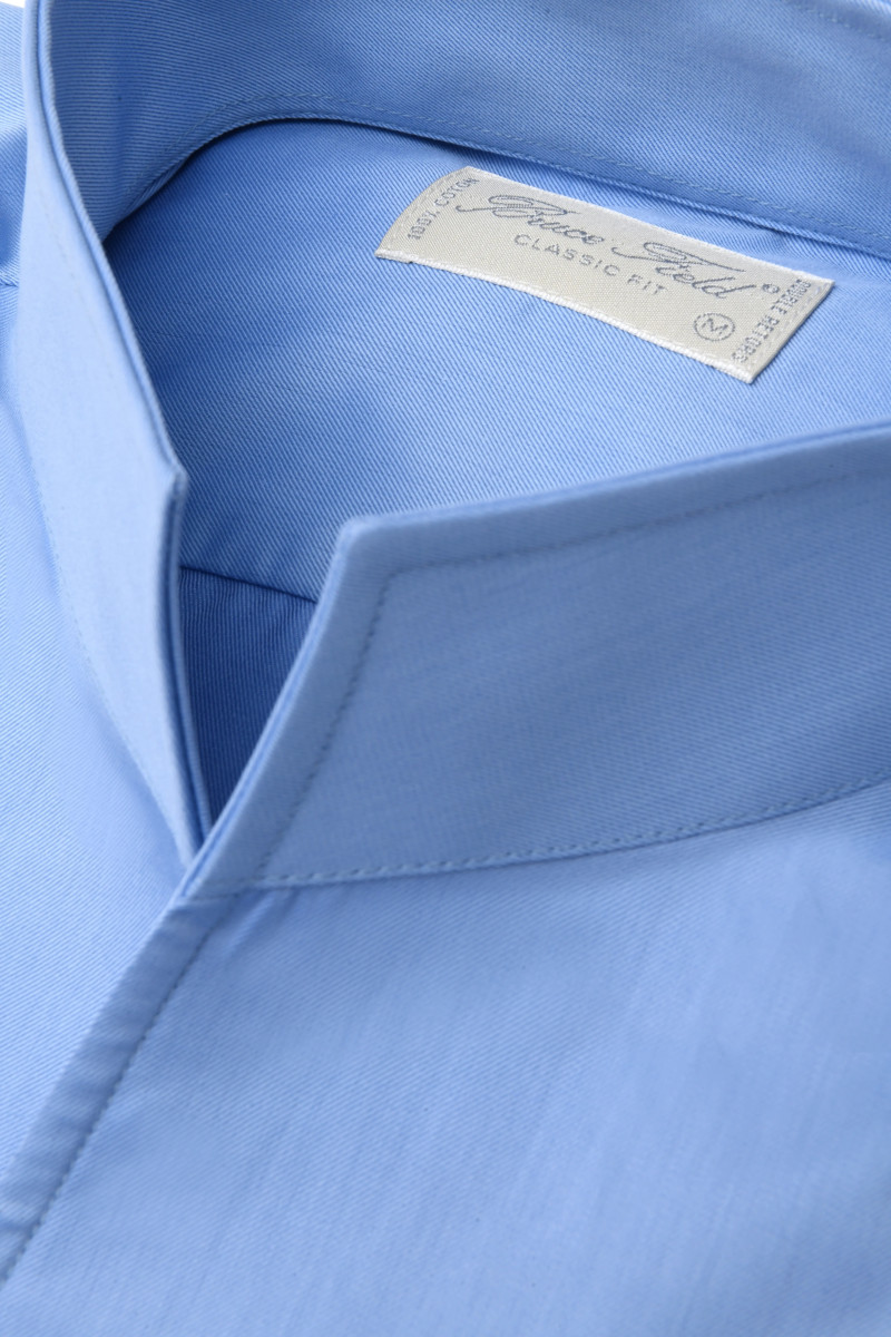 Chemise Aldo coupe droite à col montant en pur coton Palma