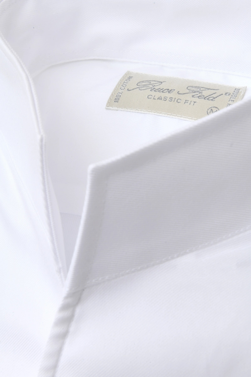 Chemise Aldo coupe droite à col montant en pur coton