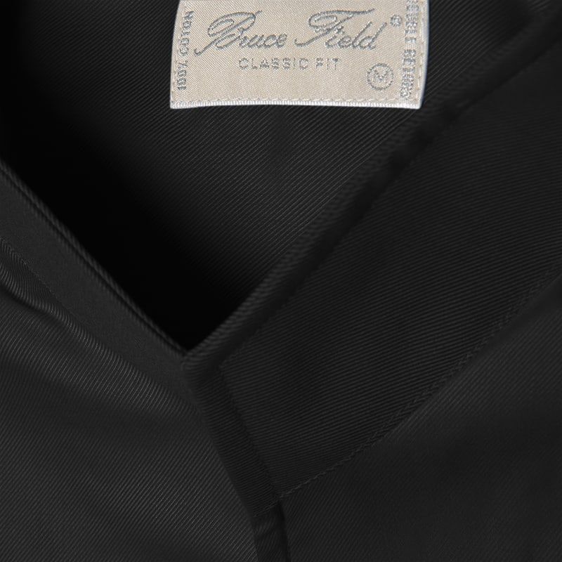 Shirt Aldo classic fit with open high collar in coton Palma