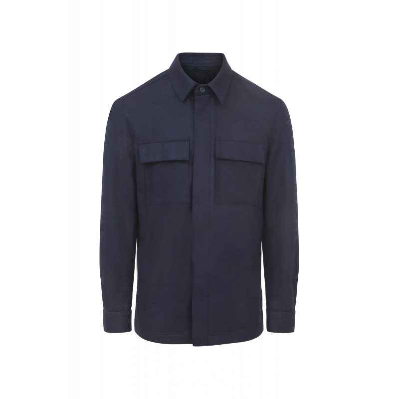 Surchemise Marlon en Laine Flanelle