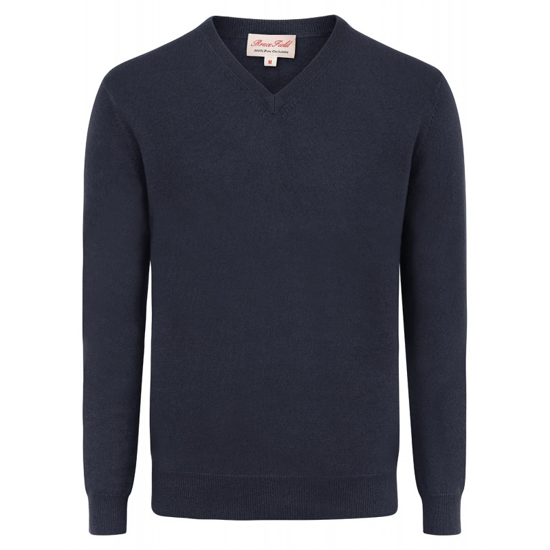 V-Neck Sweater in Cashmere Mat