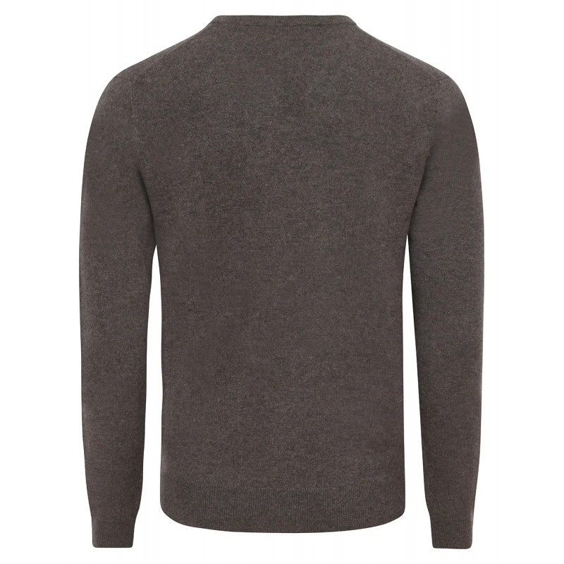 V-Neck Sweater in Cashmere Mat