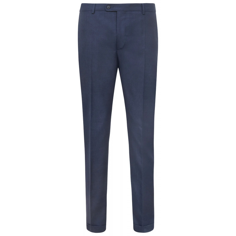Pantalon Paride Chiné en pure Laine Vitale Barberis Canonico