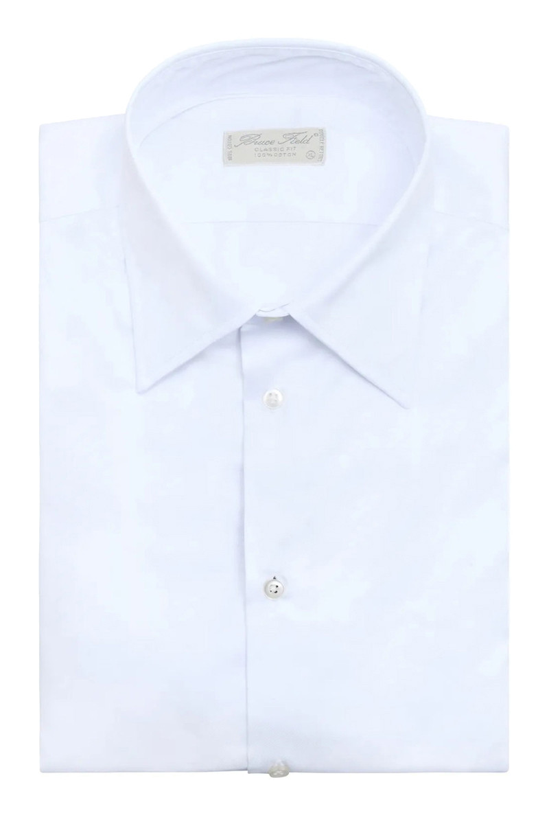 Chemise Arnaud coupe droite en pur coton